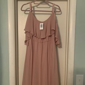 Torrid Blush Maxi Bridesmaid/Formal Dress